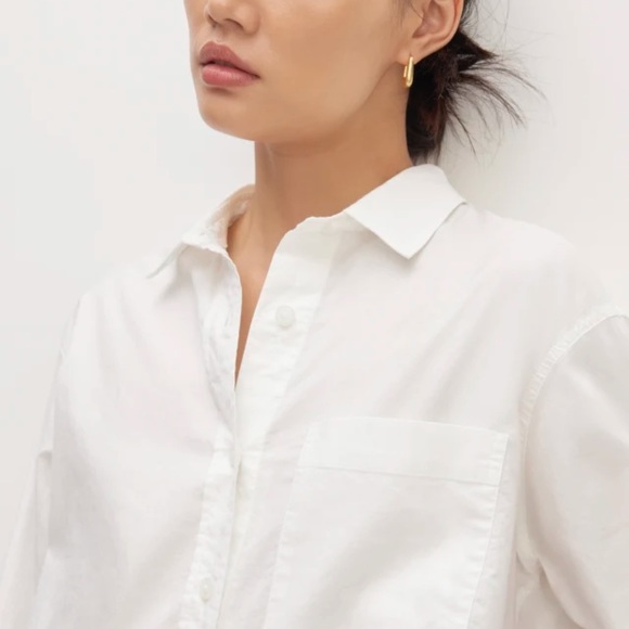 Everlane Silky Cotton Way-Short shirt - Picture 2 of 6